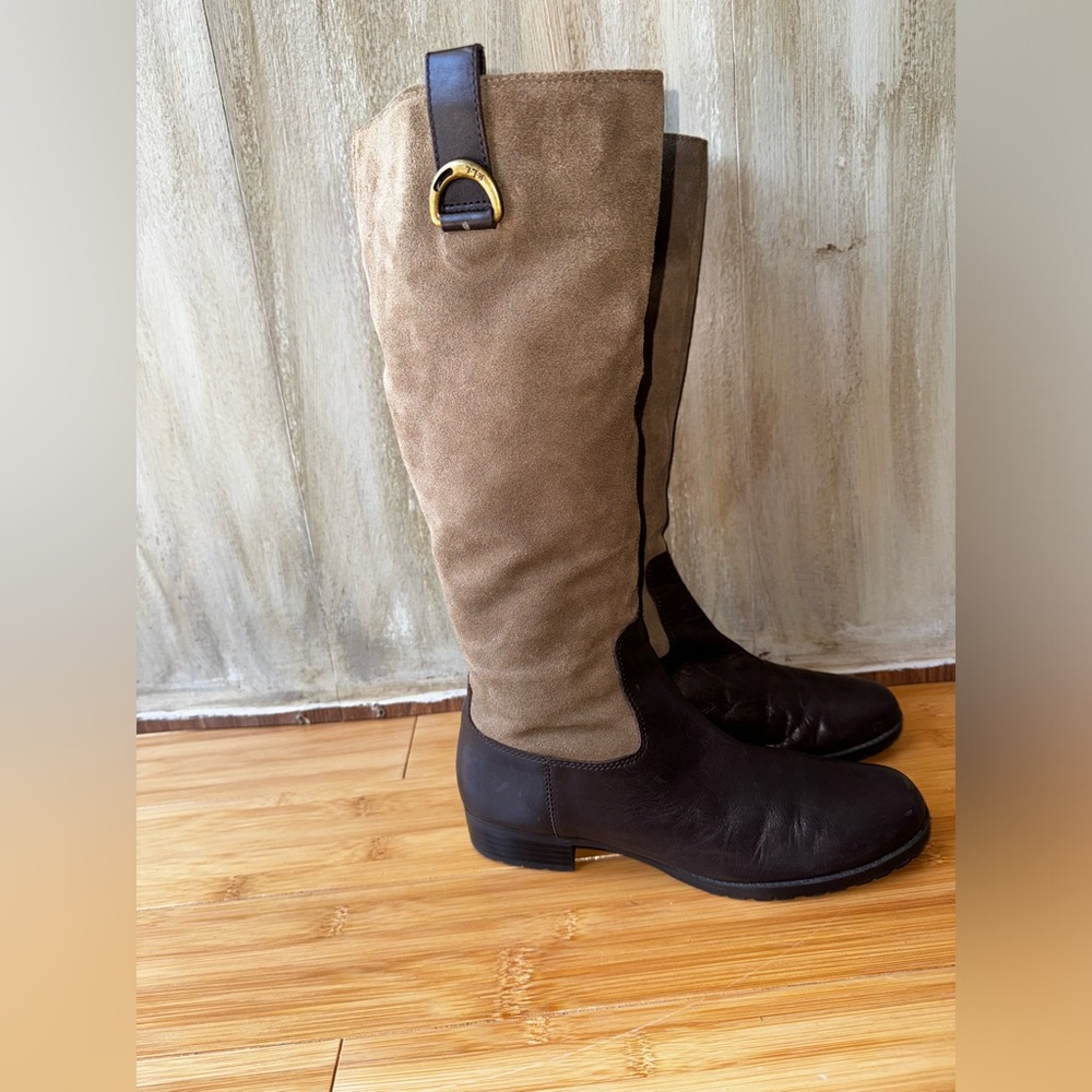 Ralph Lauren Vintage Suede & Leather Riding Boots
